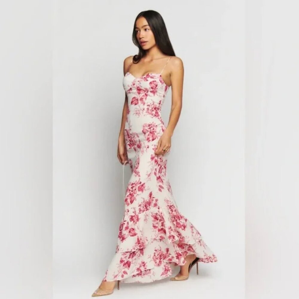 Reformation Fallon Floral-print Maxi Dress